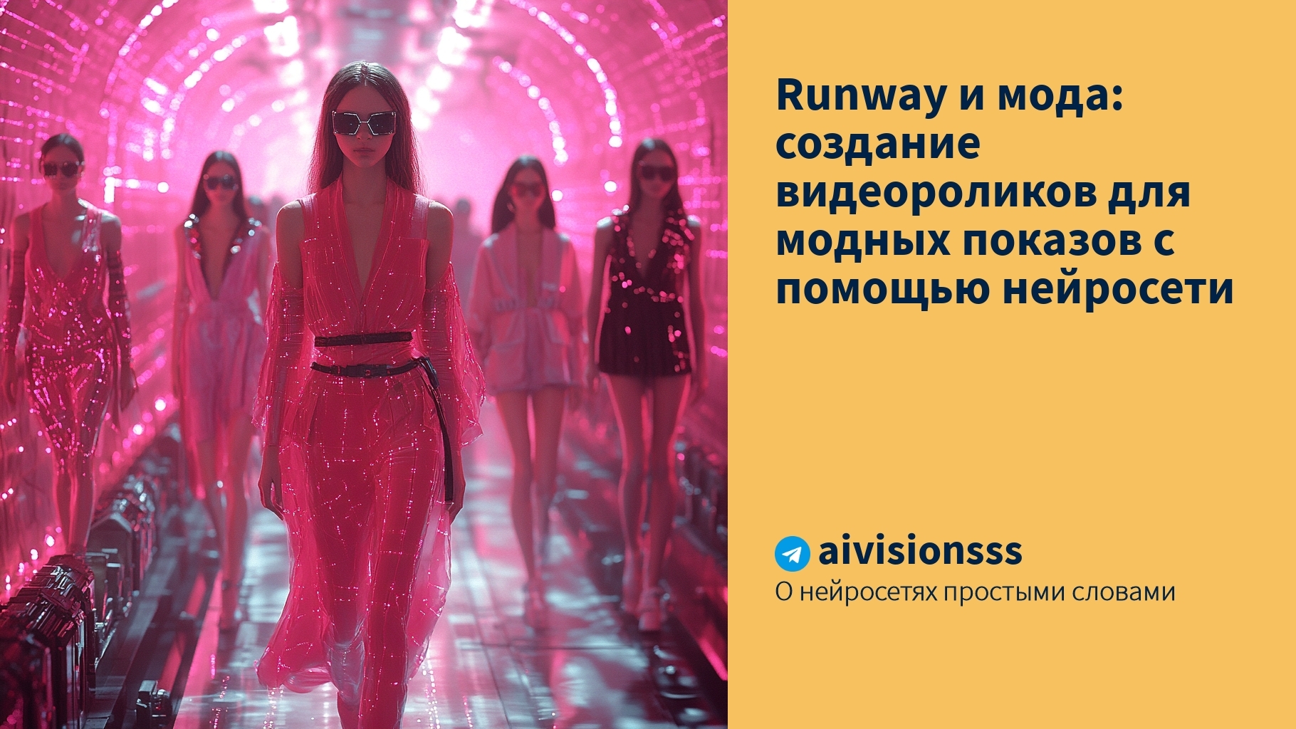 Вы сейчас просматриваете Runway и мода: создание видеороликов для модных показов с помощью нейросети